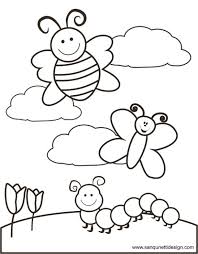 It makes for a great learning time too. Springtime Coloring Page Kindergarten Colors Coloring Worksheets For Kindergarten Kindergarten Coloring Pages