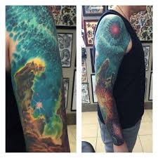 Ryan Flaherty Ryanflaherty Deluxe Tattoo Chicago Hippie Tattoo Tattoos Space Tattoo Sleeve