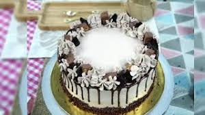 Kek coklat (topping sos coklat & pelbagai deco). Deko Kek Coklat Moist Mudah Youtube