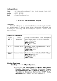 Resume that focuses on skills. Cv Sample