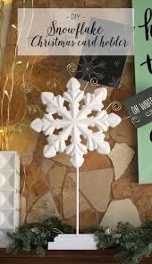 To make wooden christmas card holder you guys have to follow the simple steps. Diy Snowflake Christmas Card Holder Persia Lou
