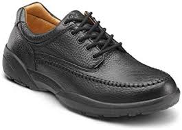 Dr Comfort Mens Stallion Black Diabetic Casual Shoes