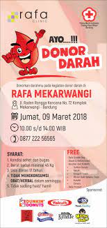Event serta plan donor darah mi fans jakarta dari dulu akhirnya bisa kesampain, alhamdulillah. 35 Ide Pamflet Donor Darah Little Duckling Blog