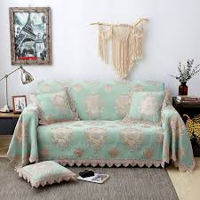 European Chenille Lace Couch Covers 3 4