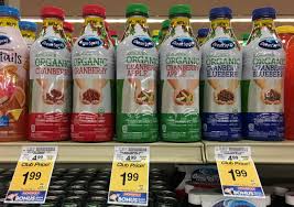 Cranberries, also called american cranberries or bearberries, are the fruits of the evergreen cranberry shrub. Ocean Spray Organic Cranberry Juices For 1 99 Save 60 Super Safeway