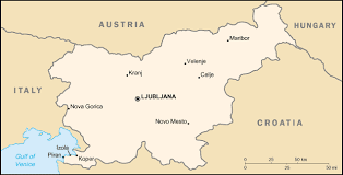 Angrenzende länder sind italien, österreich, ungarn und kroatien. Landkarte Von Slowenien Medienwerkstatt Wissen C 2006 2021 Medienwerkstatt