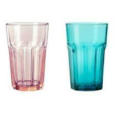 104.177.10 also suitable for hot drinks.made of tempered glass, which makes the glass durable and extra impact resistant. Ikea Pokal Blue Pink Glass 35cl Half Pint Juice Drinking Water Tumbler Glassware Ebay