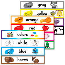 Mots Etiquettes En Anglais The Colors Les Couleurs En Anglais Activites Pour Apprendre Les Couleurs Les Couleurs En Francais