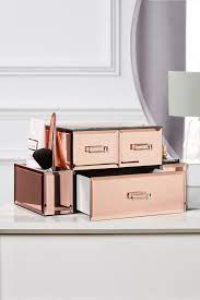 Next Vanity Box Pink Vanity Box Dressing Table Organisation Rose Gold Room Decor