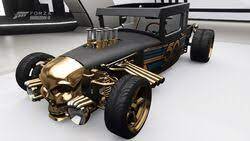 In forza motorsport 7 the gold highlights stay on the car even without the 50th anniversary design. Hot Wheels Bone Shaker Forza Wiki Fandom