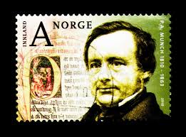 Peter Andreas Munch Oslo editorial stock image. Image of anton