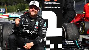 Max verstappen and valtteri bottas congratulate lewis hamilton on his 100th pole position at the 2021 spanish grand prix. F1 Bottas Wins Season Opener In Austria After Breathless Finish Sports German Football And Major International Sports News Dw 05 07 2020
