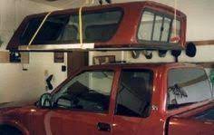 Caplift One Person Pickup Cap Removal And Storage System Truck Camping Truck Camper Shells Truck Storage