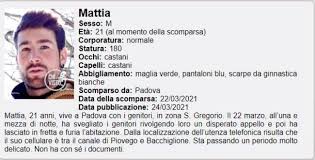 I carabinieri della compagnia cittadina con il comandante della stazione di padova principale, luogotenente giovanni soldano, hanno trascorso gli ultimi giorni a ispezionare tutti gli edifici abbandonati della città, sia vicino. Ricerche Attive In Tutto Il Veneto Su Un Giovane Di 21 Anni Il Suo Caso Su Chi L Ha Visto L Eco Vicentino