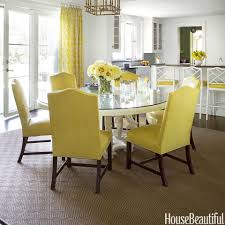 Lemon Yellow In The Dining Room Yellow Dining Room Yellow Home Decor Dining Chairs