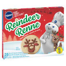 Walmart pillsbury cookie dough $1 75 ftm. Pillsbury Ready To Bake Sugar Cookies Reindeer Walmart Canada
