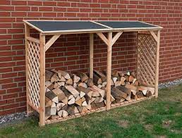 You can stack the wood neatly in the log holder rack instead of keeping. Outdoor Firewood Storage Ideas 30 Best Shed And Bin Designs