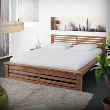 Add sleep to your health list and a comfortable bed to your bedroom. Teak Wood Bed With Slatted Headboard Tbd 1801 Dormitorios Muebles Dormitorio Muebles