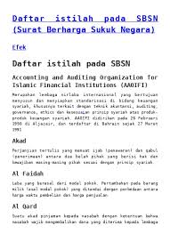 Check spelling or type a new query. Daftar Istilah Pada Sbsn Surat Berharga Sukuk Negara