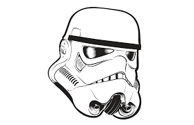 Stormtrooper Vector Graphic Star Wars Drawings Stormtrooper Helmet Star Wars Stencil