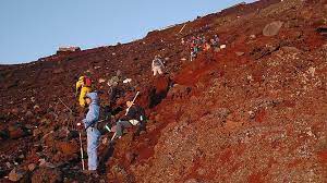Climbing Mount Fuji