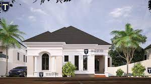 Architectural Design Of Four Bedroom Bungalow Plan Bungalow House Design House Styles African House