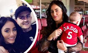 Harry maguire extended interview | the premier league show. Harry Maguire S Fiancee Fern Hawkins Shares Snap With Couple S Daughter Lillie At Old Trafford Daily Mail Online