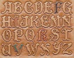Leather carving leather tooling leather working patterns leather . Letters Pattern Leather Craft Patterns Leather Carving Leather Working Patterns