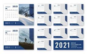 2021 Desk Calendar Template In 2020 Desk Calendar Template Calendar Template Desk Calendars