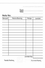 Kawan kledo bisa mengisi kolom kode barang secara manual tanpa perlu menggunakan rumus formula microsoft excel. Format Nota Kontan Masnurul
