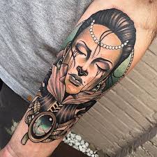 Witching Neo Traditional Tattoos By Yonmar Neo Traditional Tattoo Traditional Tattoo Underarm Tattoo