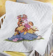 Check spelling or type a new query. 45 00 Baby Janlynn Stamped Cross Stitch Kit 43 1 2 Inch By 34 Inch Snoozy Day Quilt Eeyore Poo Cross Stitch Baby Blanket Cross Stitch Baby Baby Quilt Kit