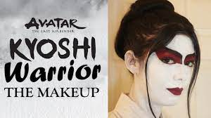 Kyoshi Warrior Cosplay: The Face of a Warrior (Makeup & Hair video) -  YouTube