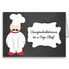 Wishing you all the best on your wedding day and in the many blissful years to come. Congratulations Chef Cook Graduation Greeting Card Zazzle Com Happy Birthday Greeting Card Happy Birthday Cards Happy Birthday Greetings