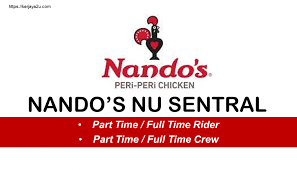 Rm10/hour overtime :rm 15/hour female only company incorporated on 14 april 2017 in malaysia under the name 6ixty 8ight. Jawatan Kosong Terkini Di Nando S Nu Sentral Kerjaya2u Com