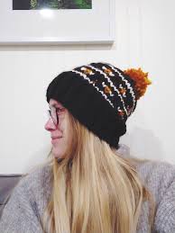 How to do intarsia knitting. Chunky Bee Knit Hat My First Free Knitting Pattern The Joy Blog