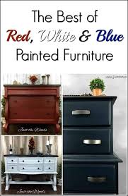Maybe you would like to learn more about one of these? Red White Blue Painted Furniture By Just The Woods