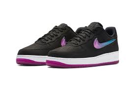 Nike S Air Force 1 Active Fuchsia Blue Lagoon Gets An Oversized Jewel Swoosh Nike Air Force Nike Air