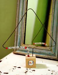 Recycled Tutorial Wire Hanger Countdown To Christmas Advent Calendar Christmas Tree Advent Calendar Diy Diy Advent Calendar Christmas Advent Calendar