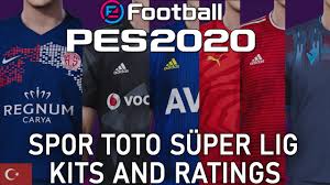 Beşiktaş, fenerbahçe, galatasaray, trabzonspor, bursaspor ve süper lig fikstürü, maç sonuçları ve istatistikleri üzerine futbol sitesi. Pes 2020 Spor Toto Super Lig Kits And Ratings Youtube