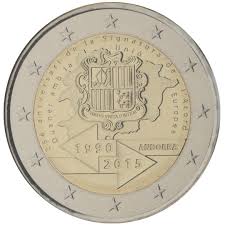 Pièces en euro de l'andorre. Pieces Commemoratives De 2 Euros 2015