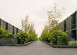 David Chipperfield Creates Village Of Stone Dwellings David Chipperfield Architects Landscape Architecture Landscape