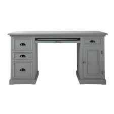 Wooden Desk In Grey W 150cm Newport Escritorio De Madera Madera Gris Escritorio Gris
