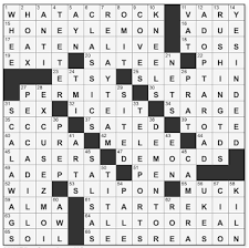Please click on any of the crossword clues below to show the full solution for each of the clues. L A Times Crossword Corner Saturday May 22 2021 Tracy Gray And Jeff Chen