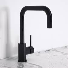 Lamona calaggio matt black mixer tap. Flow Single Lever Kitchen Mixer Tap Matte Black Black Kitchen Tap