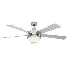 The light kit requires two 60 watts candelabra bulbs, and its lighting has a. Hampton Bay Sussex Ii 52 In Indoor Brushed Nickel Ceiling Fan With Light Kit And Remote Control Al694 Bn The Home Depot Ceiling Fan Brushed Nickel Ceiling Fan Ceiling Fan With Light