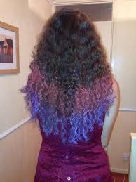 Chalked Ombre Hair Pink And Purple Naturally Curly Naturally Curly Ombre Hair Purple Ombre Hair