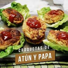 Croquetas De Atun Y Papa Receta Facil En Video Recetas Faciles Comidas Saludables Y Faciles Recetas De Comidas Faciles