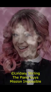 Lindsey Stirling in Mall with Piano Player