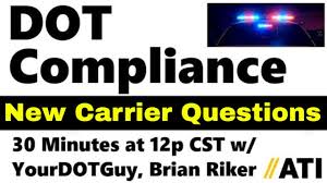 New Carrier with MC Authority & DOT Number Questions? Ask Brian Riker.